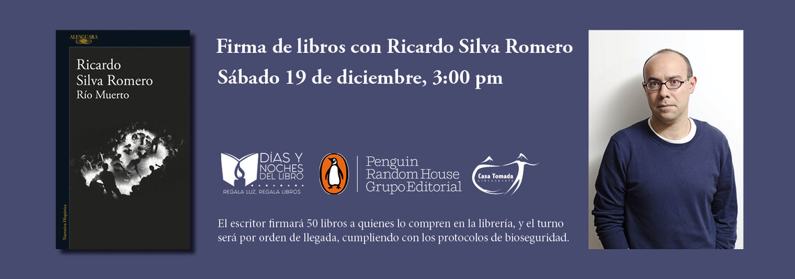 Firma de libros con Ricardo Silva Romero
