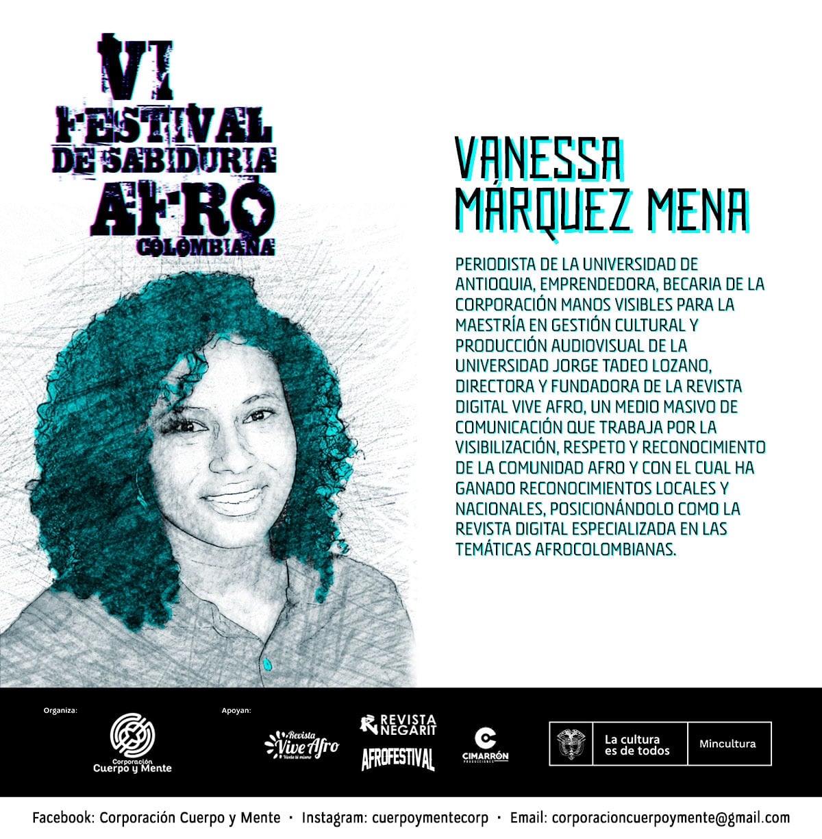 Entrevista: Vanessa Márquez Mena. Revista Vive Afro