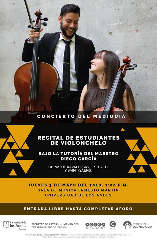 Concierto del Mediodía: Recital de estudiantes de violonchelo