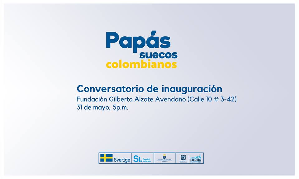 Papás suecos colombianos. Conversatorio sobre igualdad de género y nuevas masculinidades