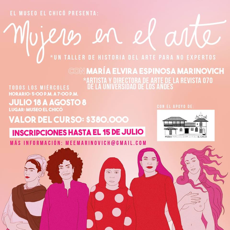 Taller Mujeres en el arte - Museo el Chicó