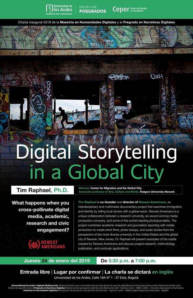 Charla inaugural 2019 - Digital Storytelling in a global city