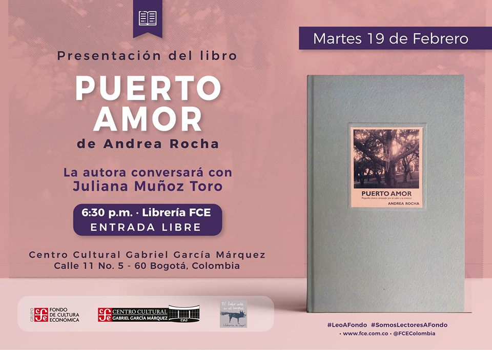 Presentación del libro Puerto amor de Andrea Rocha