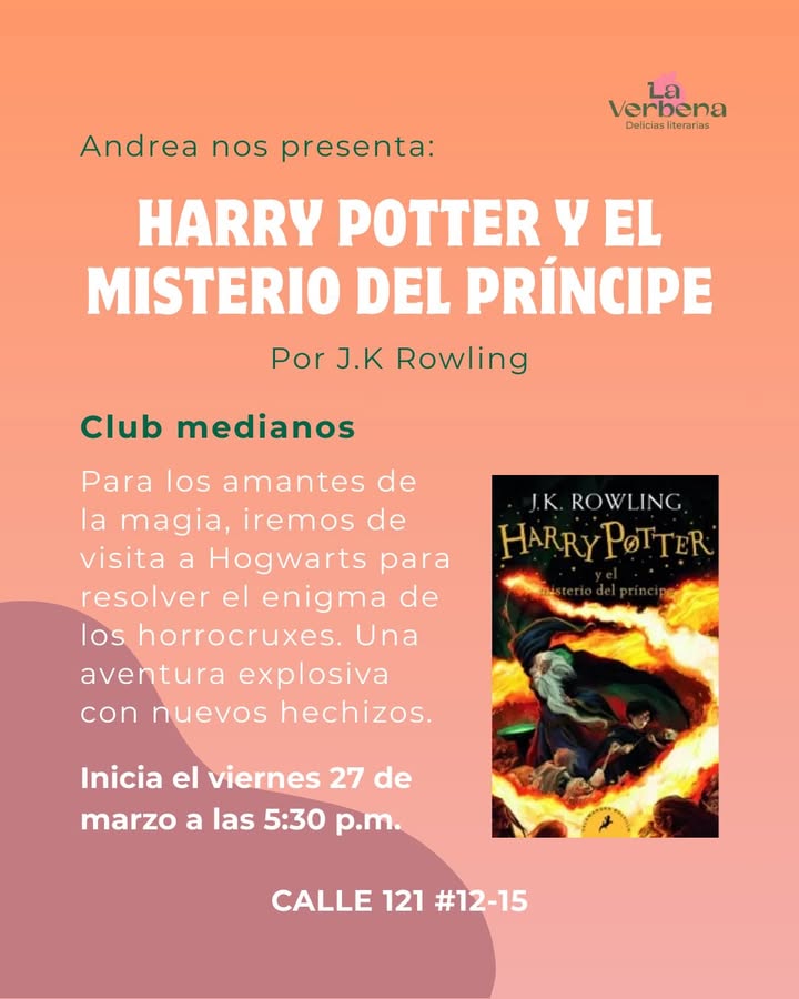 Club de lectura: Harry Potter y el misterio del príncipe