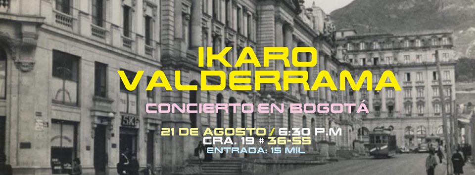 Concierto de Íkaro Valderrama en "Librería Matorral" - Bogotá