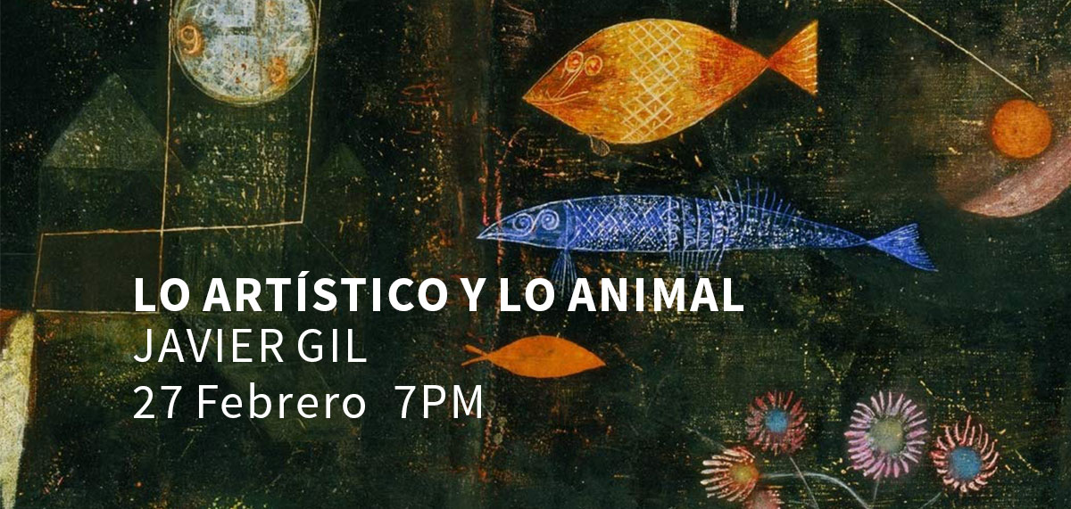 Conferencia lo artístico y lo animal