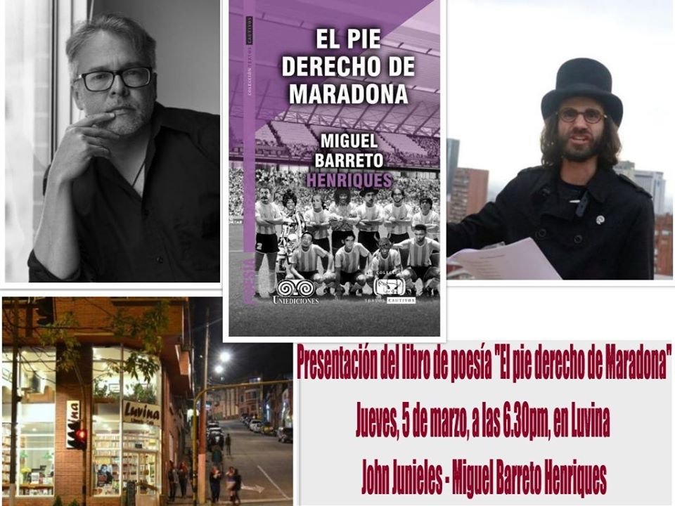 John Junieles presenta el libro "El pie derecho de Maradona"