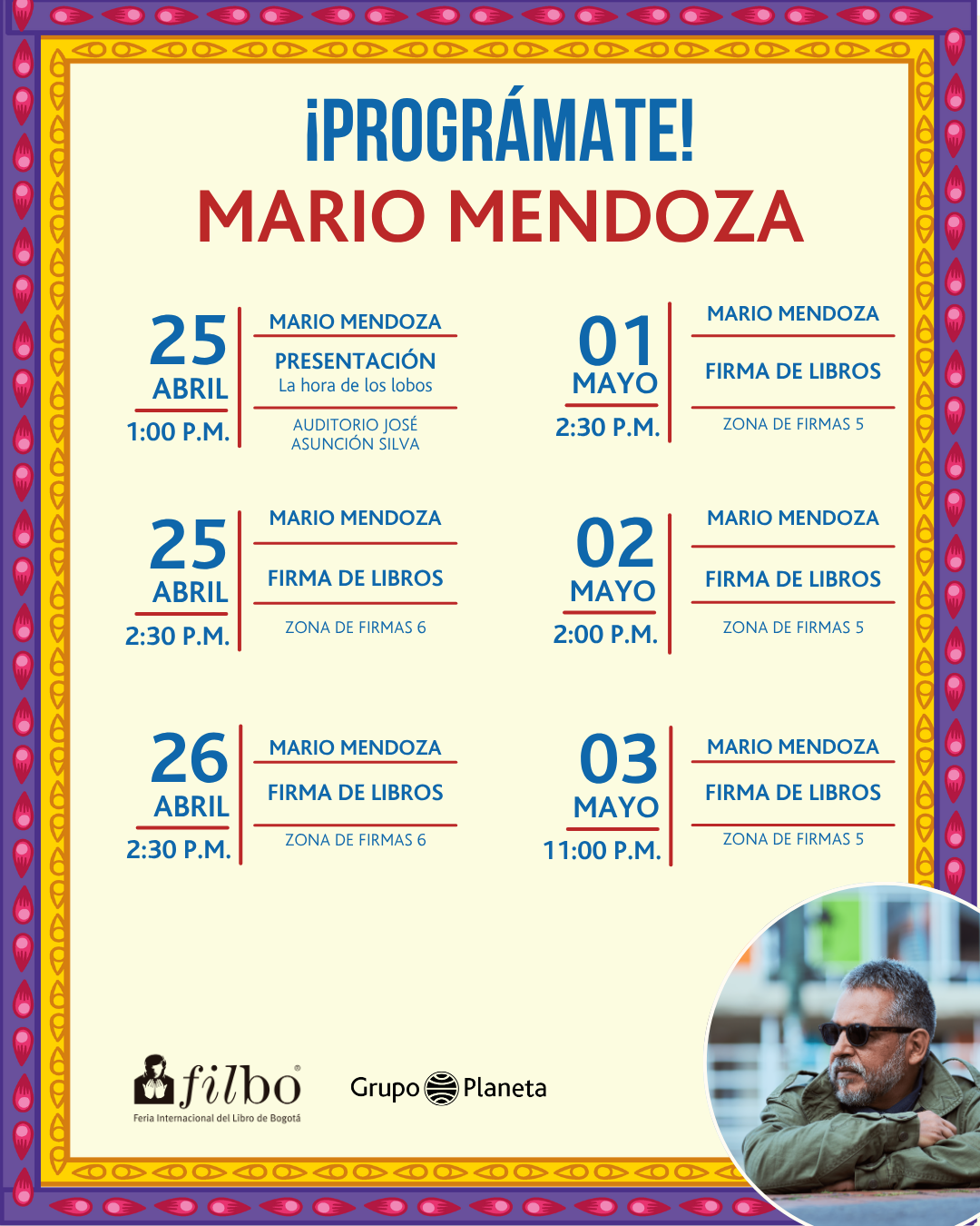 FIRMA DE LIBROS DE MARIO MENDOZA | FILBo 2026