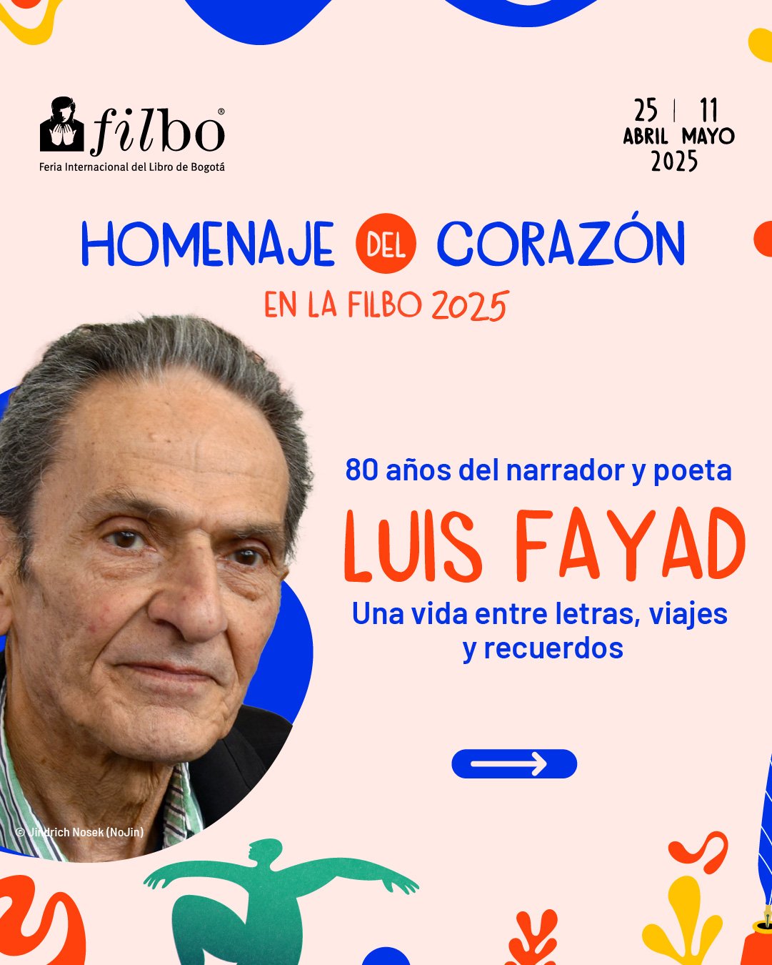 Firma de libros de Luis Fayad (Col) | FILBo 2025