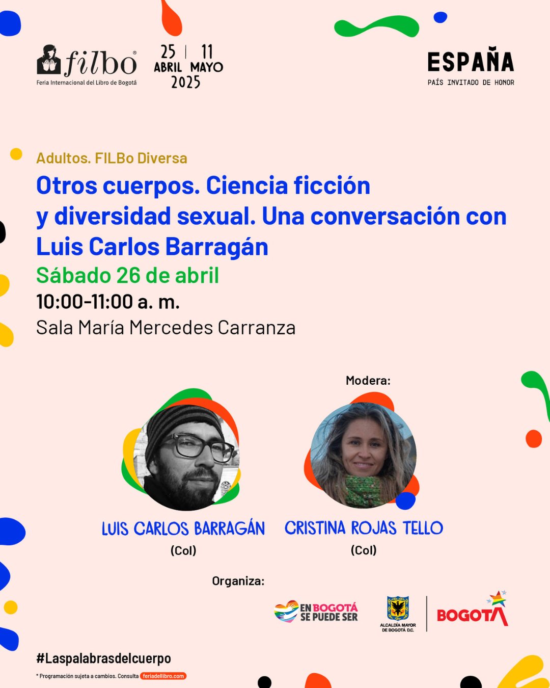 Otros cuerpos. Ciencia ficción y diversidad sexual. Una conversación con Luis Carlos Barragán | FILBo 2025