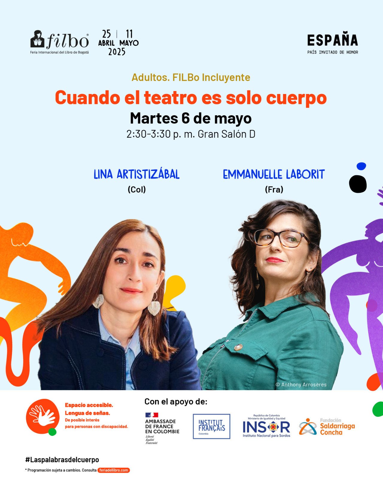 Cuando el teatro es solo cuerpo | FILBo 2025