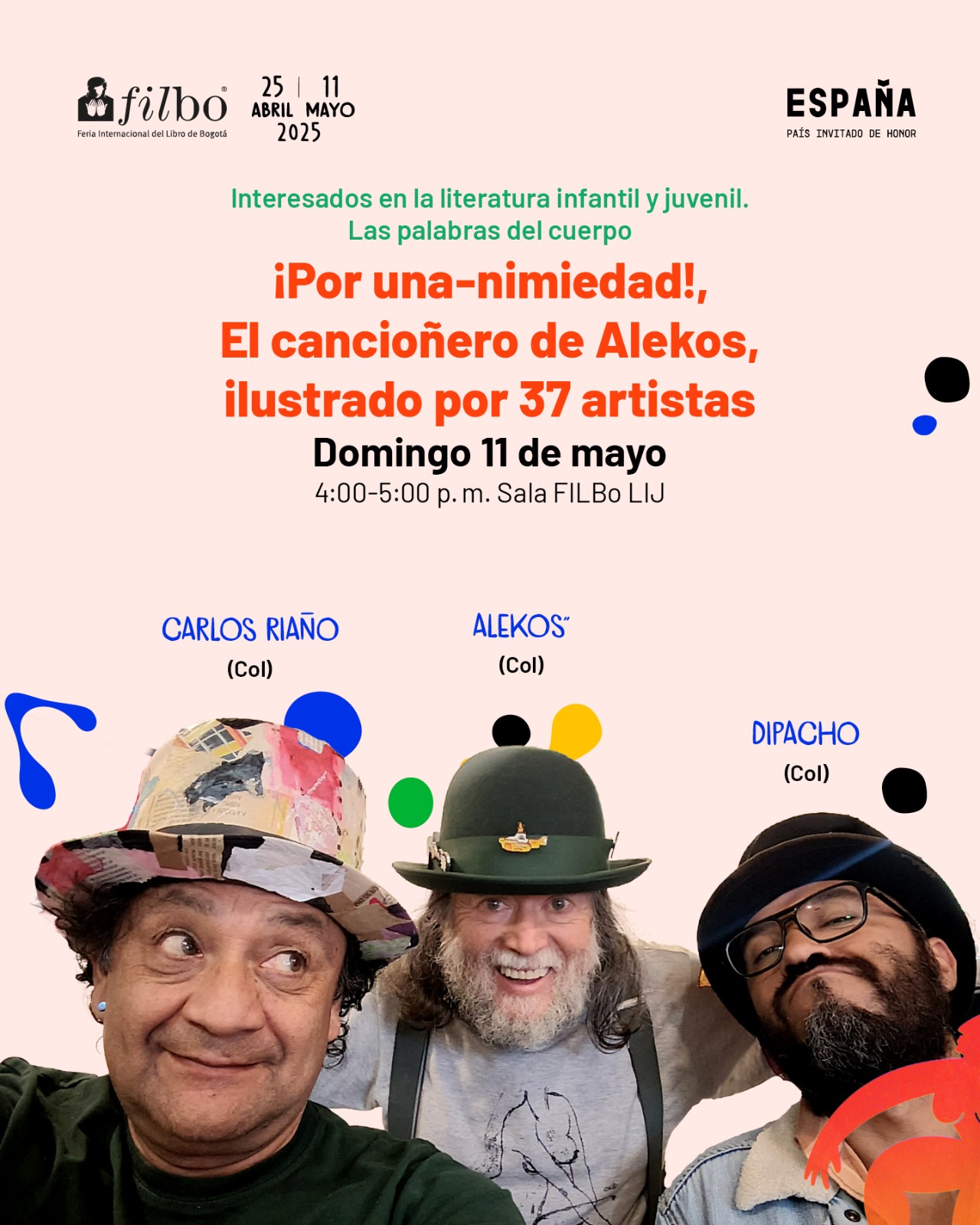 ¡Por una-nimiedad!, El cancioñero de Alekos, ilustrado por 37 artistas | FILBo 2025