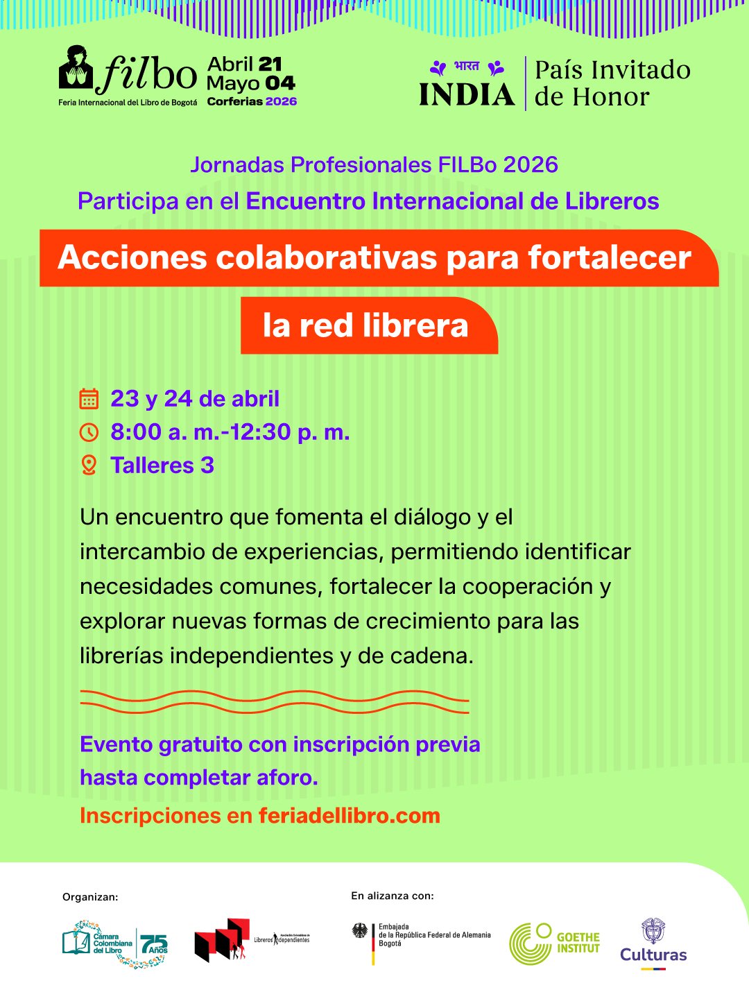 Encuentro Internacional de Libreros Acciones colaborativas para fortalecer la red librera | FILBo 2026