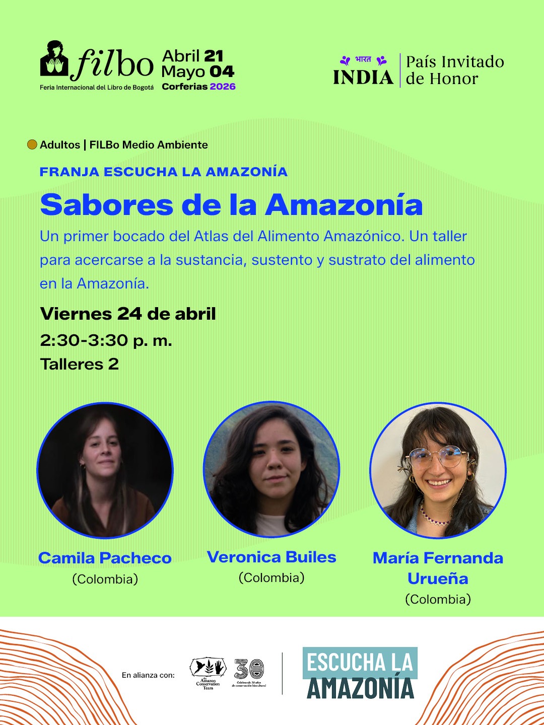 Franja Escucha la Amazonía Sabores de la Amazonía | FILBo 2026