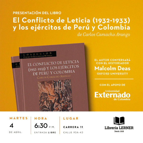 Presentación del libro El conflicto de Leticia