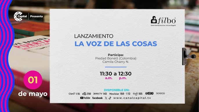 LANZAMIENTO LA VOZ DE LAS COSAS | FILBo 2026