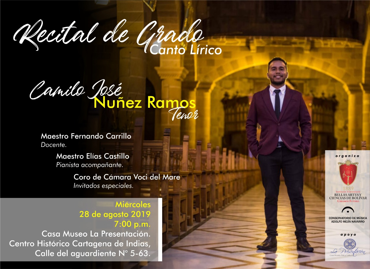 Recital de Grado Canto Lírico - Camilo José Nuñez