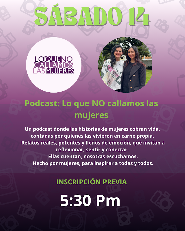 Festival Percha y letras. Podcast: Lo que NO callamos las mujeres